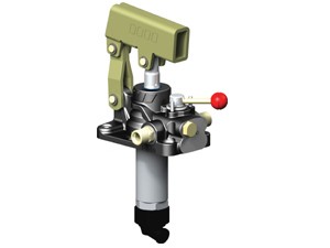意大利OMFB公司PMI系列雙作用液壓手動(dòng)泵，排量12cc/25cc/45cc，壓力：350bar/300bar/270bar，可帶或不帶安全閥。油箱安裝。